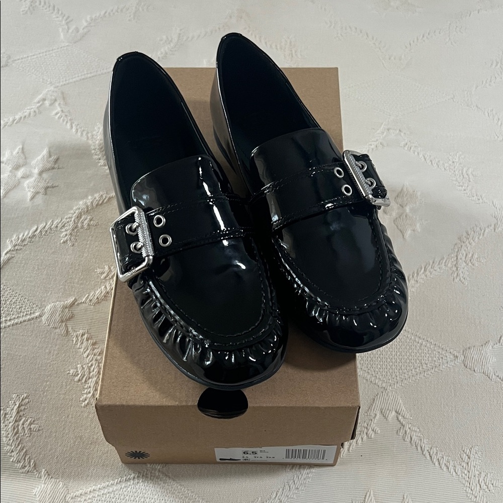 Ugg Charlotte Patent Leather Loafer Slip on